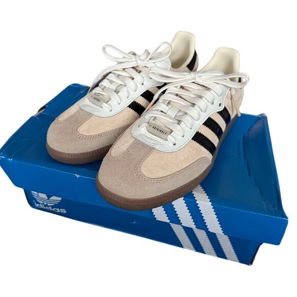 NWT Bubble Tea Taipei Boba Adidas Samba Taiwan Exclusive Beige/Black Sneaker-6.5 main image 9
